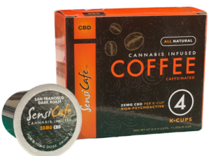 Sensi Cafe Premium Coffee CBD K-Cups