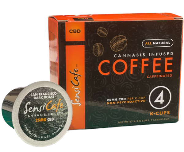 Sensi Cafe Premium Coffee CBD K-Cups